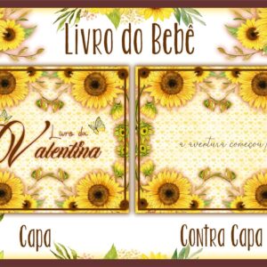 livro do bebe girassol arquivo digital crescimento