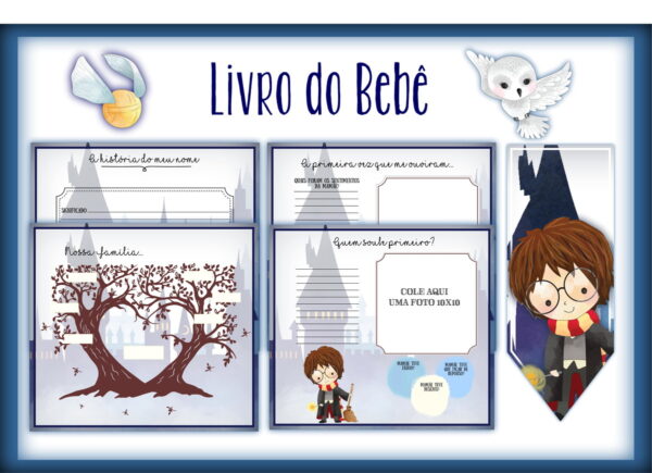 Livro do Bebê Harry Potter - Arquivo Digital - Imagem 2