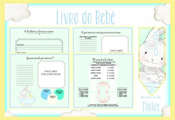 Livro do Bebê Hora do Banho - Arquivo Digital - Imagem 2