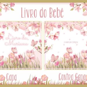 livro do bebe jardim das borboletas arquivo digital papelaria