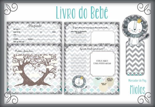Livro do Bebê Leão- Arquivo Digital - Imagem 2