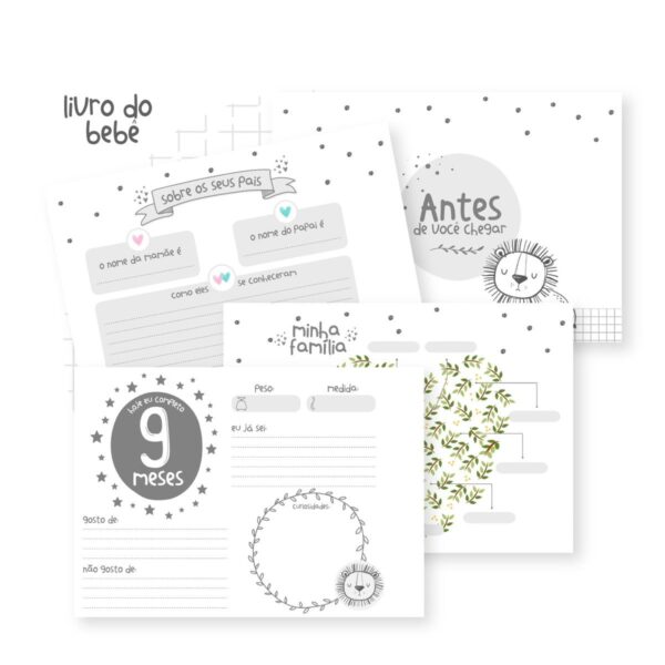 Livro do Bebê Leão Escandinavo - Arquivo Digital - Imagem 3