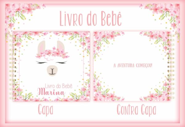 Livro do Bebê Lhama Rosa - Arquivo Digital