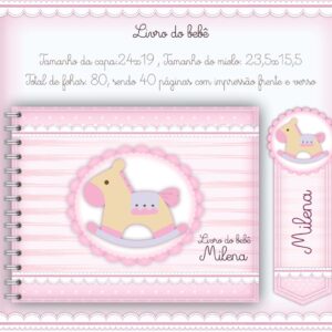 livro do bebe menina arquivo digital kit digital 1