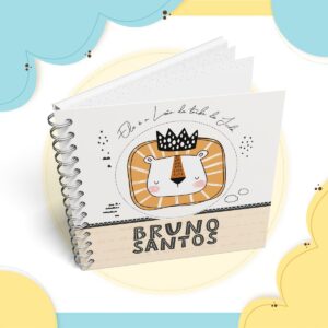 livro do bebe menina cristao arquivo digital organizar recordacoes bebe
