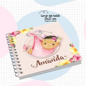 livro do bebe menina negra arquivo digital recordacoes 1