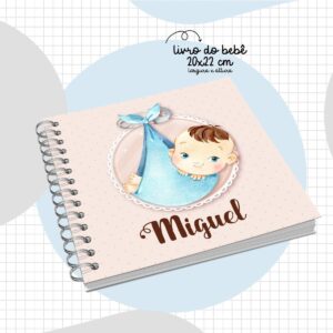livro do bebe menino arquivo digital registro de mensagens 1