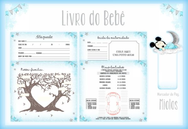 Livro do Bebê Mickey Baby - Arquivo Digital - Imagem 2