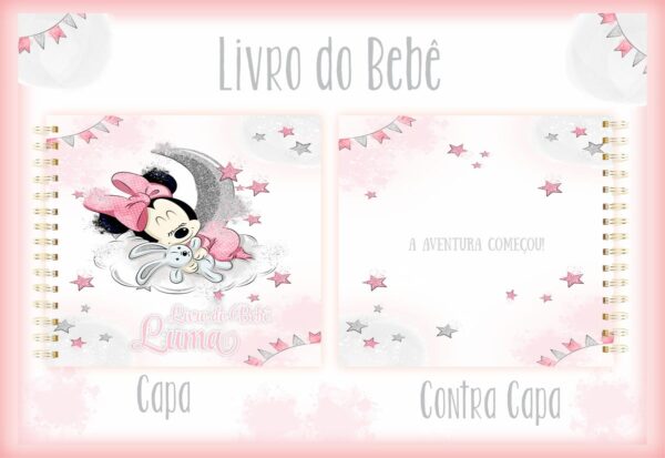 Livro do Bebê Minie Baby - Arquivo Digital