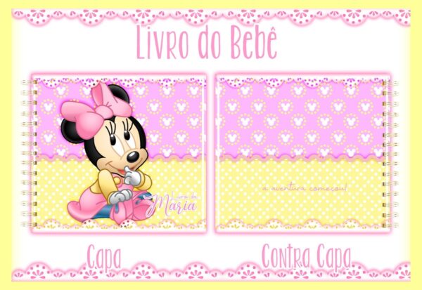 Livro do Bebê Minie Baby I - Arquivo Digital