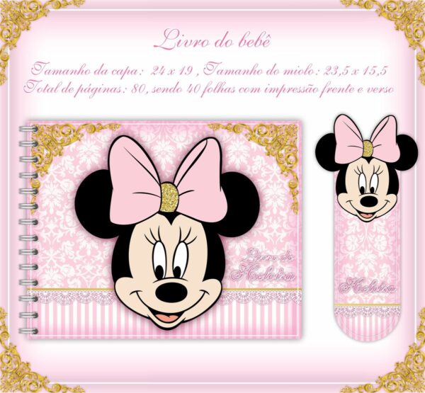 Livro do Bebê Minie Rosa - Arquivo Digital