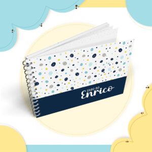 livro do bebe minimalista menino arquivo digital mensagem