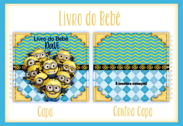Livro do Bebê Minions - Arquivo Digital