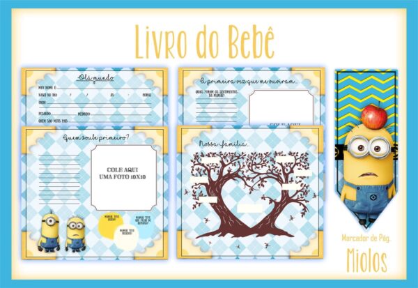 Livro do Bebê Minions - Arquivo Digital - Imagem 2