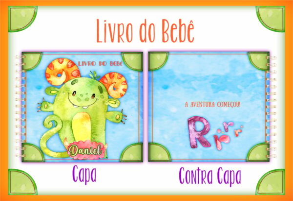 Livro do Bebê Monstrinhos - Arquivo Digital