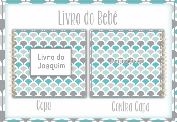 Livro do Bebê Neutro Menino - Arquivo Digital