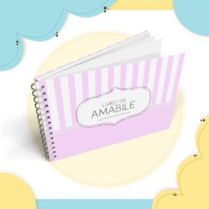 livro do bebe neutro rosa arquivo digital neutro rosa