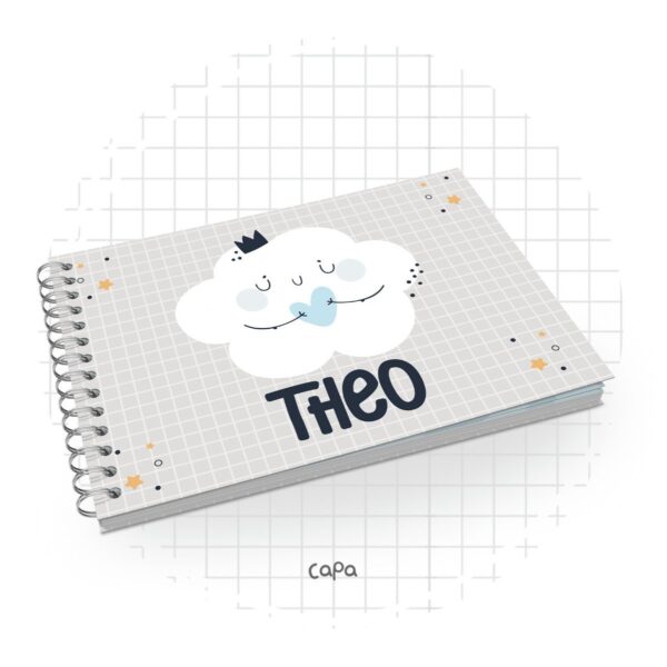 Livro do Bebê Nuvem Menino - Arquivo Digital