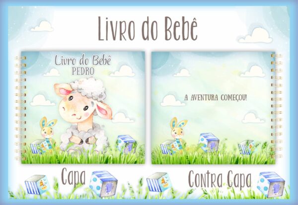 Livro do Bebê Ovelha Menino - Arquivo Digital