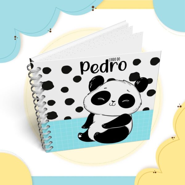 Livro do Bebê Panda Menino - Arquivo Digital - Imagem 2