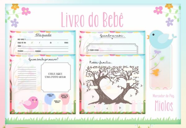 Livro do Bebê Passarinhos - Arquivo Digital - Imagem 2