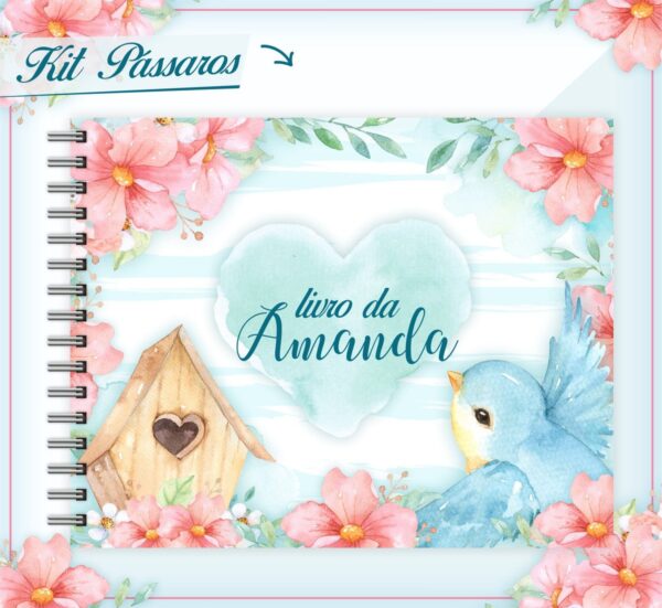 Livro Do Bebê Pássaros - Arquivo Digital