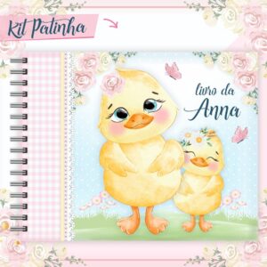 livro do bebe patinha menina arquivo digital filho