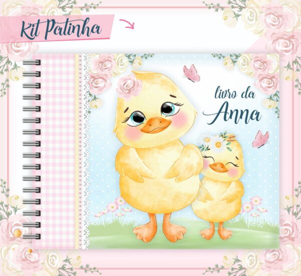 Livro Do Bebê Patinha Menina - Arquivo Digital