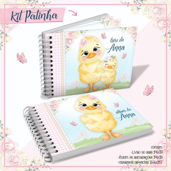 Livro Do Bebê Patinha Menina - Arquivo Digital - Imagem 2