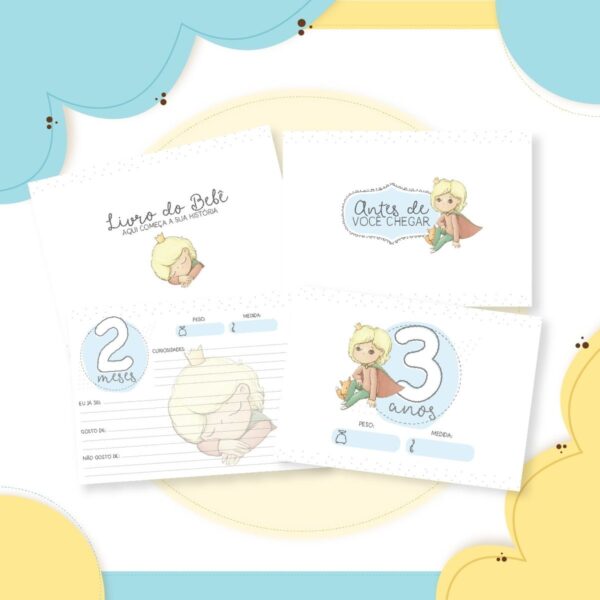 Livro do Bebê Pequeno Príncipe - Arquivo Digital - Imagem 4