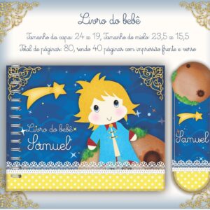 livro do bebe pequeno principe arquivo digital papelaria personalizada 4