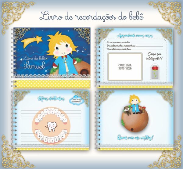 Livro do Bebê Pequeno Príncipe Completo - Arquivo Digital - Imagem 3