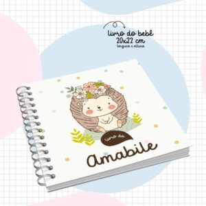 livro do bebe porco espinho arquivo digital marcador 1