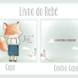 livro do bebe raposinho menino arquivo digital lembrancas