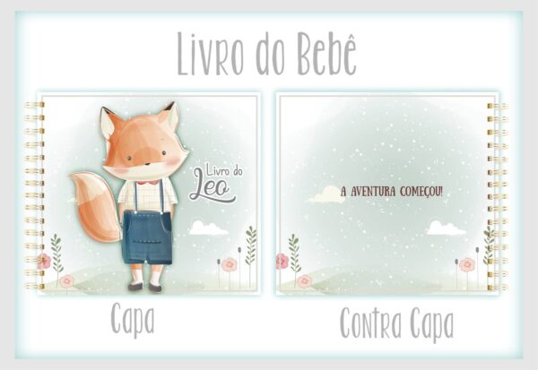 Livro do Bebê Raposinho Menino - Arquivo Digital