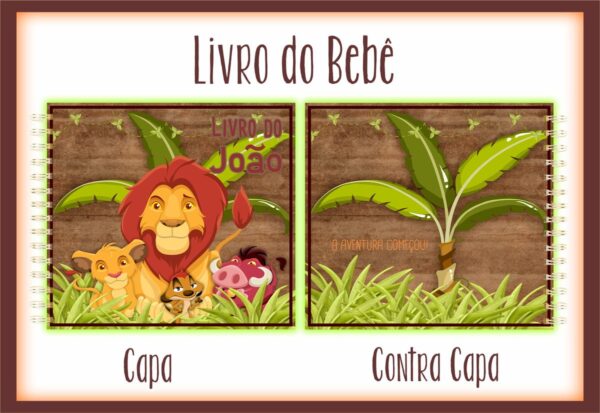 Livro do Bebê Rei Leão - Arquivo Digital