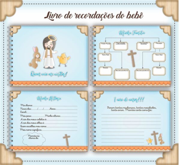 Livro do Bebê Religioso - Arquivo Digital - Imagem 3