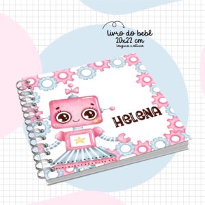 livro do bebe robo menina arquivo digital bebe