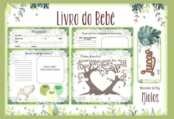Livro do Bebê Safari II - Arquivo Digital - Imagem 2