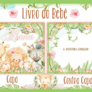 livro do bebe safari menina arquivo digital arquivo digital