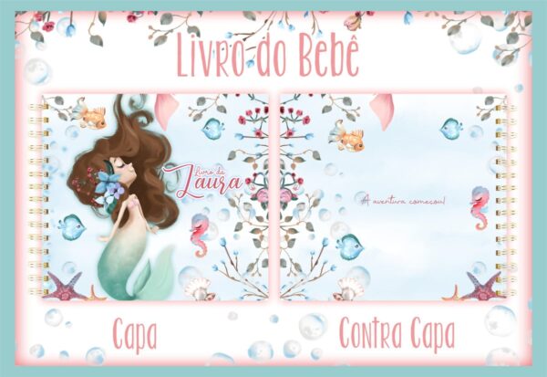 Livro do Bebê Sereias - Arquivo Digital - Imagem 2