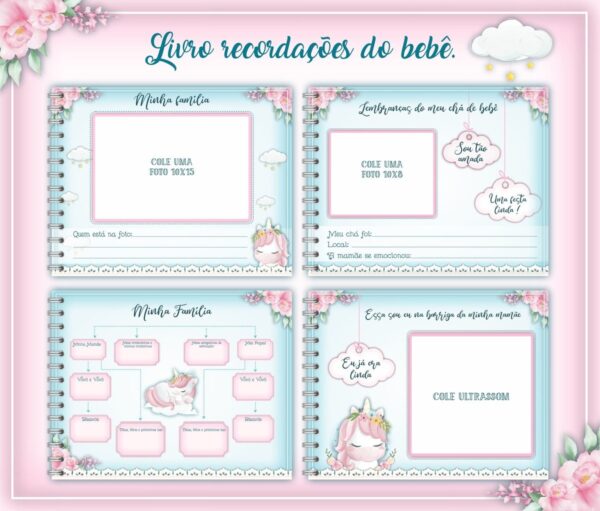 Livro do Bebê Unicórnio - Arquivo Digital