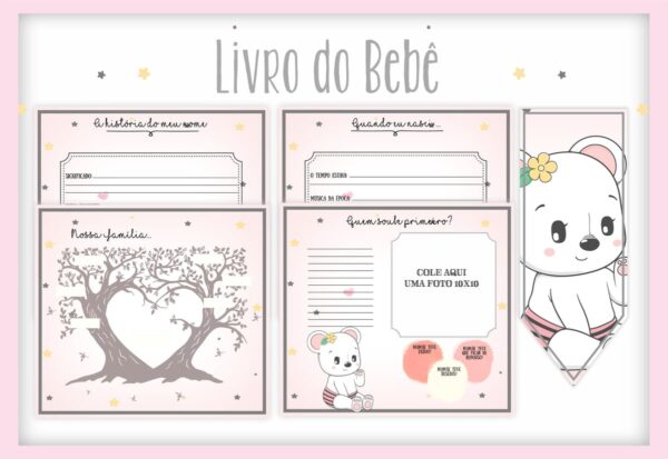 Livro do Bebê Ursinha BABY - Arquivo Digital