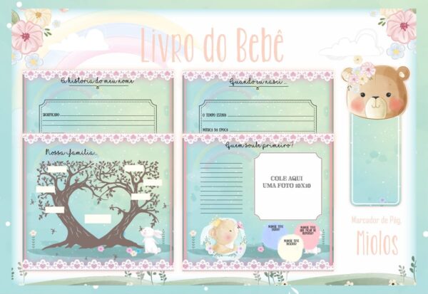 Livro do Bebê Ursinha I - Arquivo Digital - Imagem 2