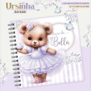 Livro do Bebê Ursinha Lavanda - Arquivo Digital