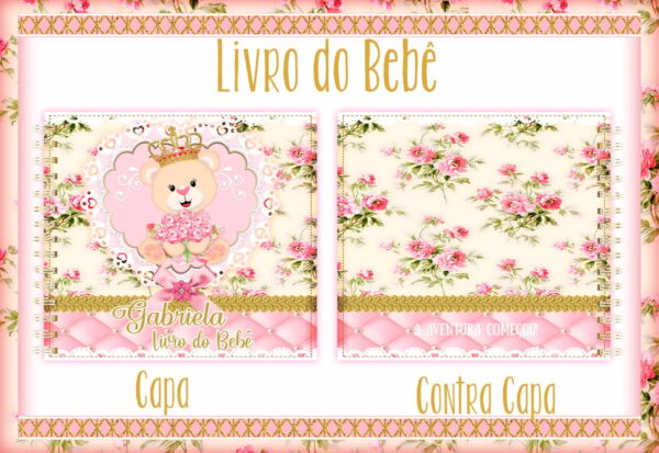 Livro do Bebê Ursinha Princesa I - Arquivo Digital