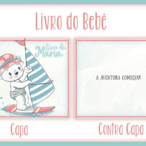 livro do bebe ursinha surfista arquivo digital recordar