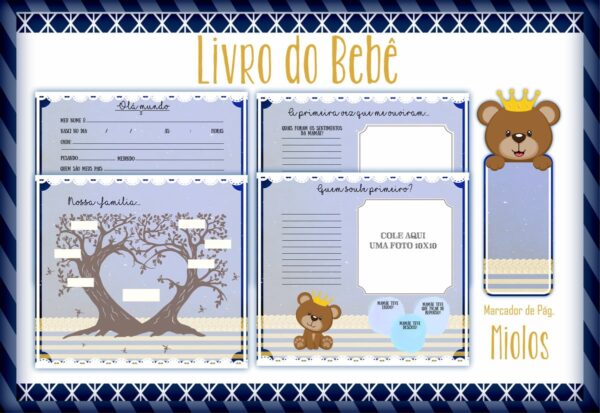Livro do Bebê Ursinho II - Arquivo Digital - Imagem 2