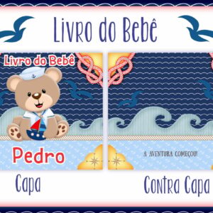 livro do bebe ursinho marinheiro arquivo digital recordacoes