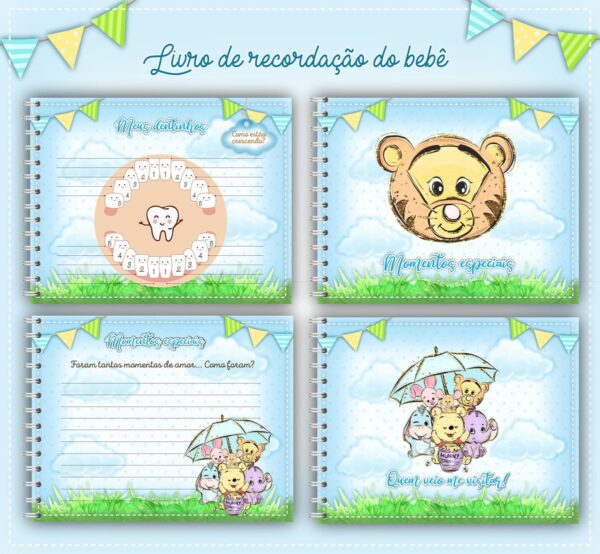 Livro do Bebê Ursinho Pooh - Arquivo Digital - Imagem 3